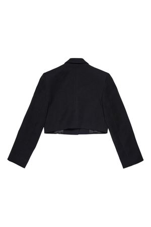 giacca crop in poliestere nero DIESEL KIDS | J02363KXBQ2K900